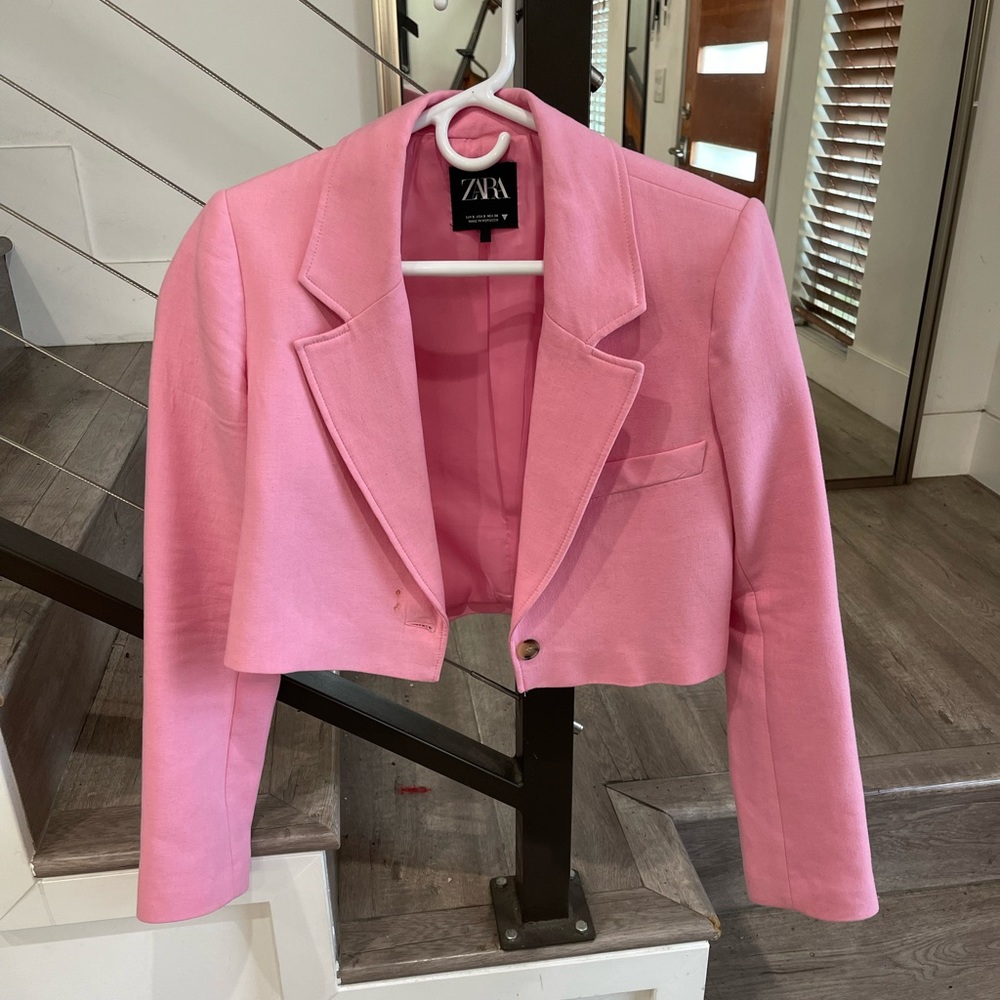Zara Cropped Blazer Jacket